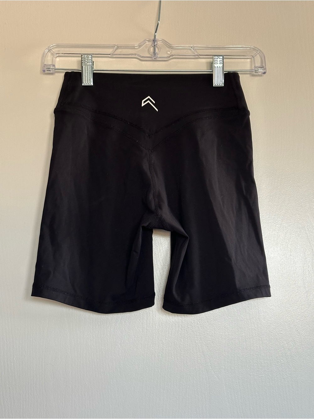 Oner Active Unified Black High-Waist Crossover Shorts - Size S - Picture 3 of 4
